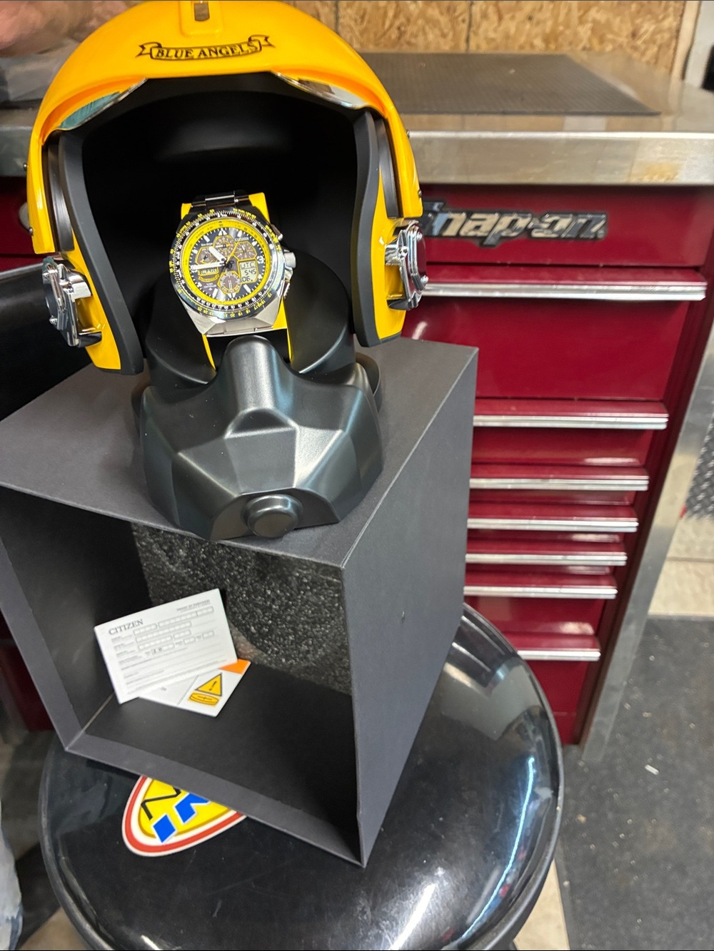 Citizen Men's Chronograph Watch with Yellow Accents - Picture 2 of 3
